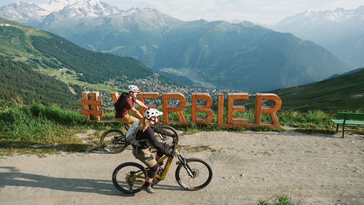 riding above verbier