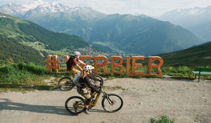 riding above verbier