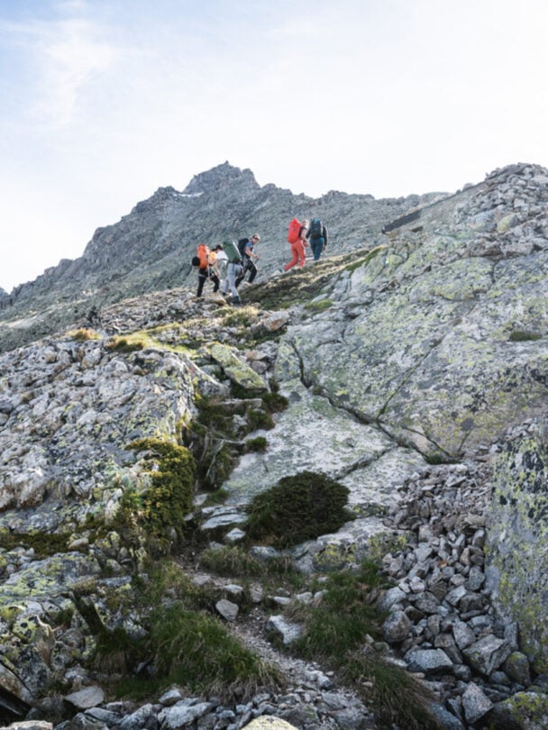 Guided Four Springs Trek in Central Swiss Alps.