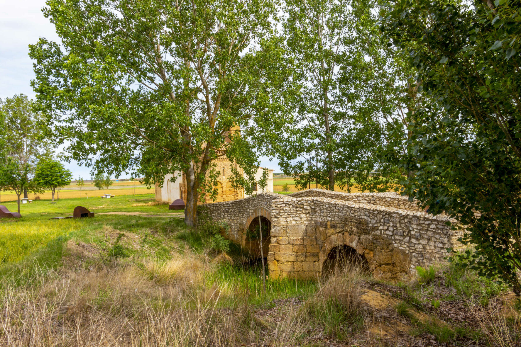 Bridge in the Spanish town of Sahagun.