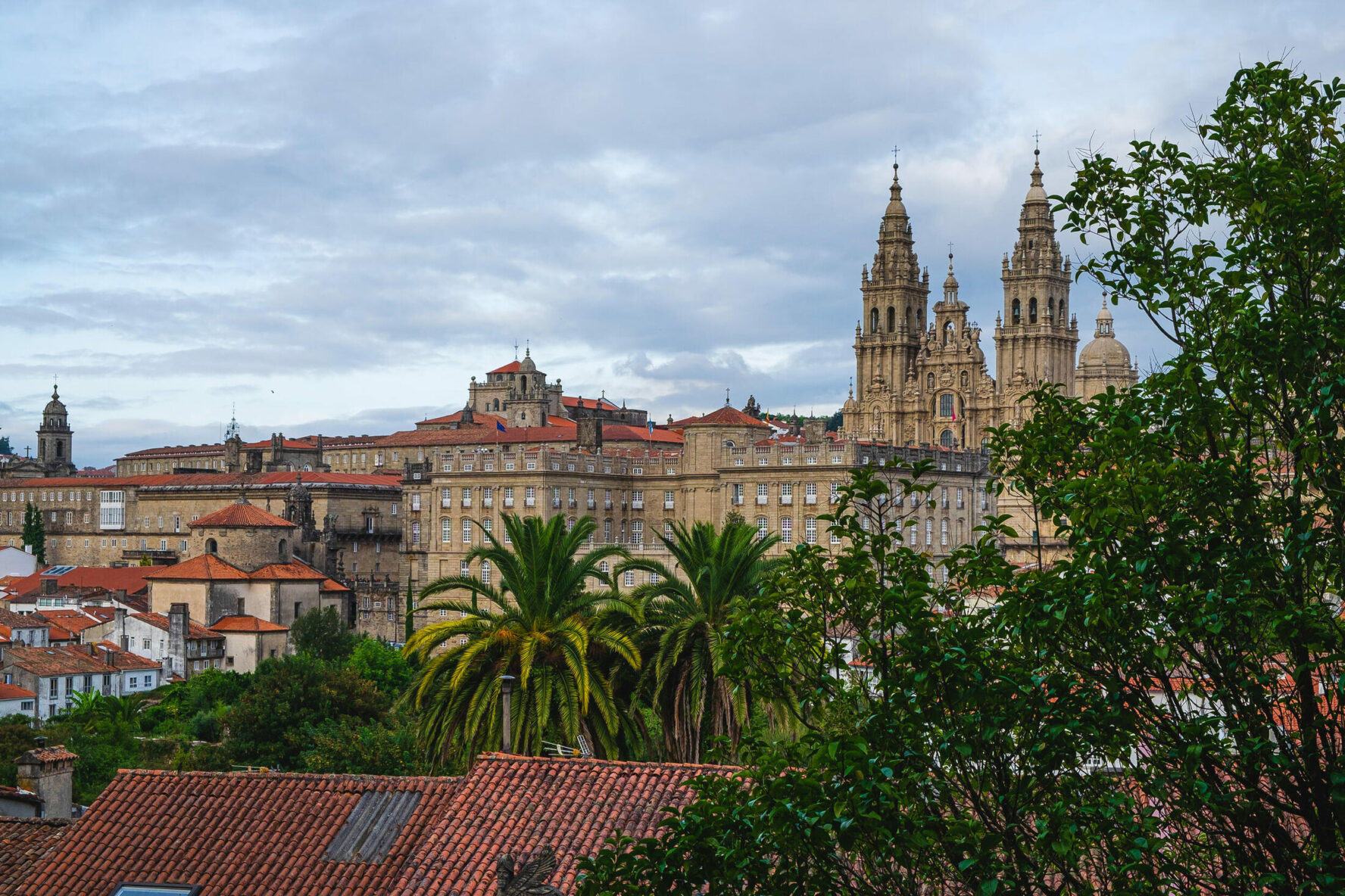 St James cathedral in Santiago de Compostela.
