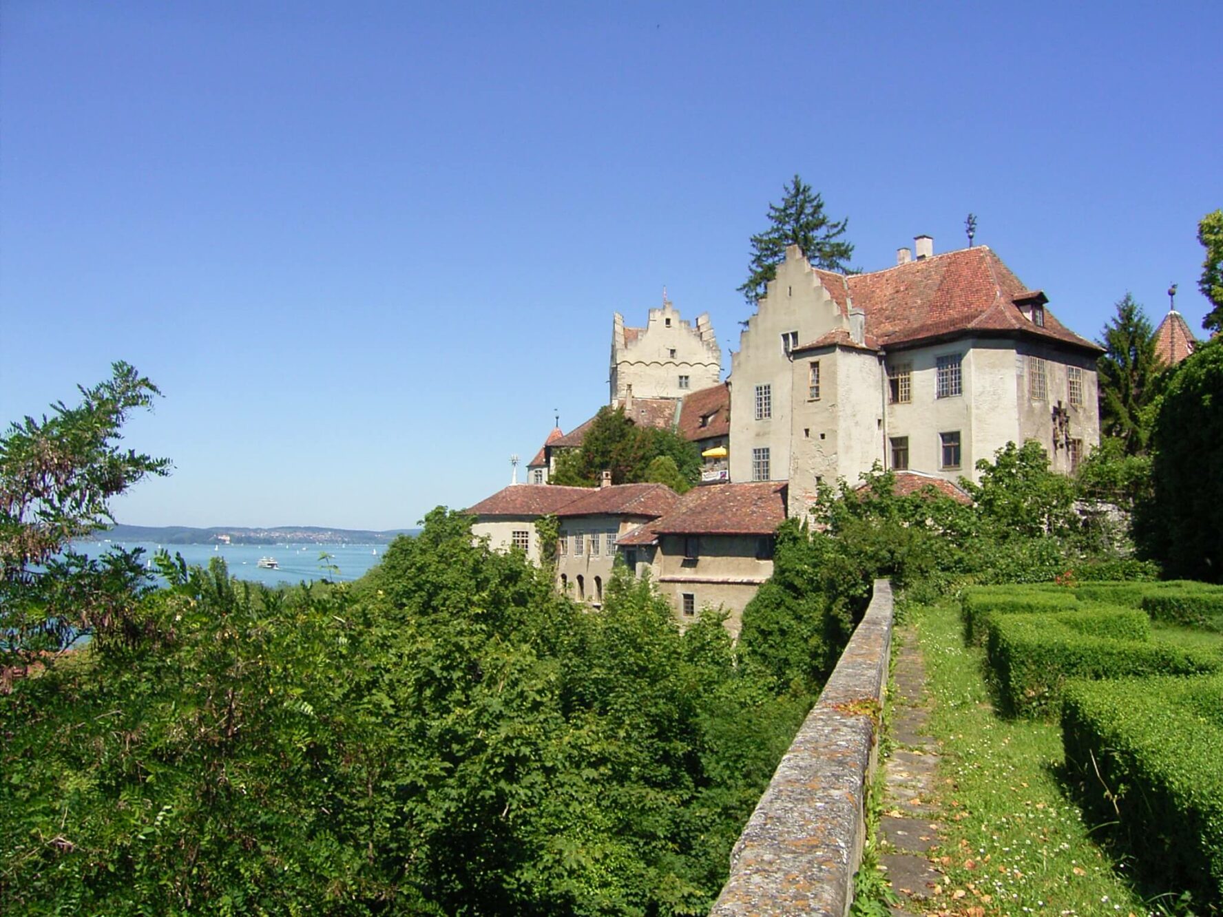 Summertime in a town on Lake Constance