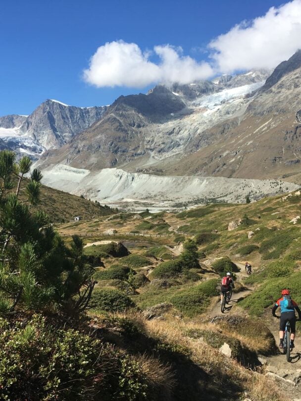 Guided Verbier to Zermatt bike tour