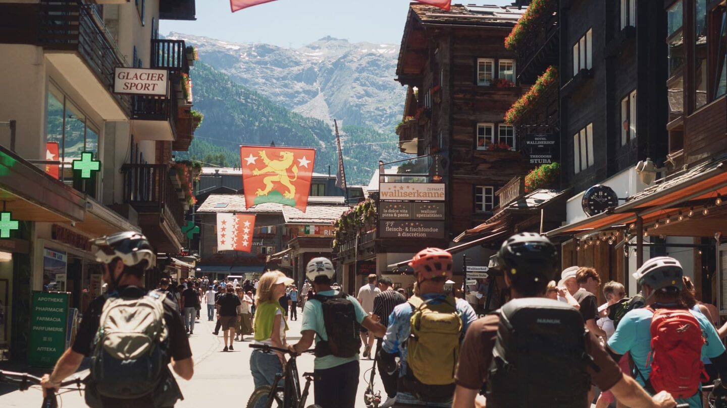 swiss flag zermatt