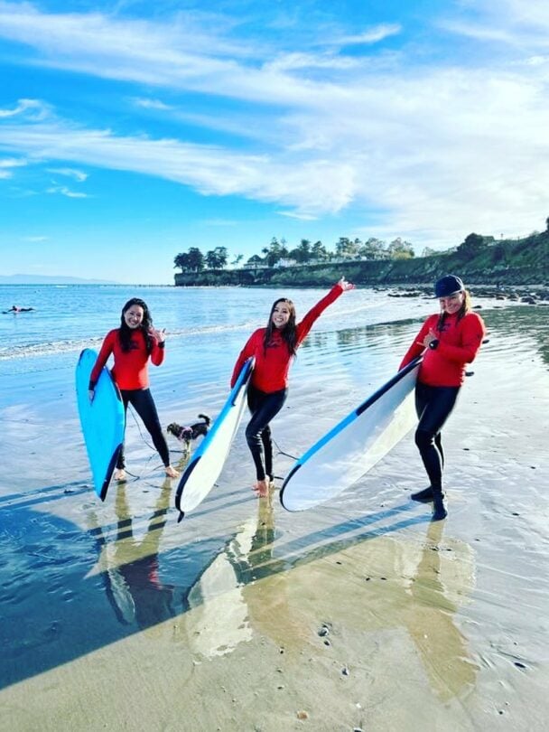 Guided surfing classes in San Francisco, Bay Area