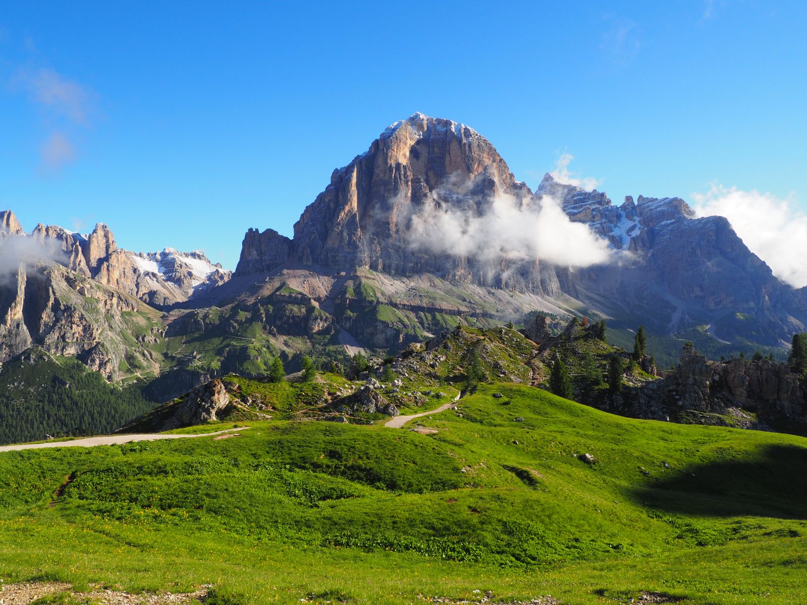 Tofane mountain, Dolomites.