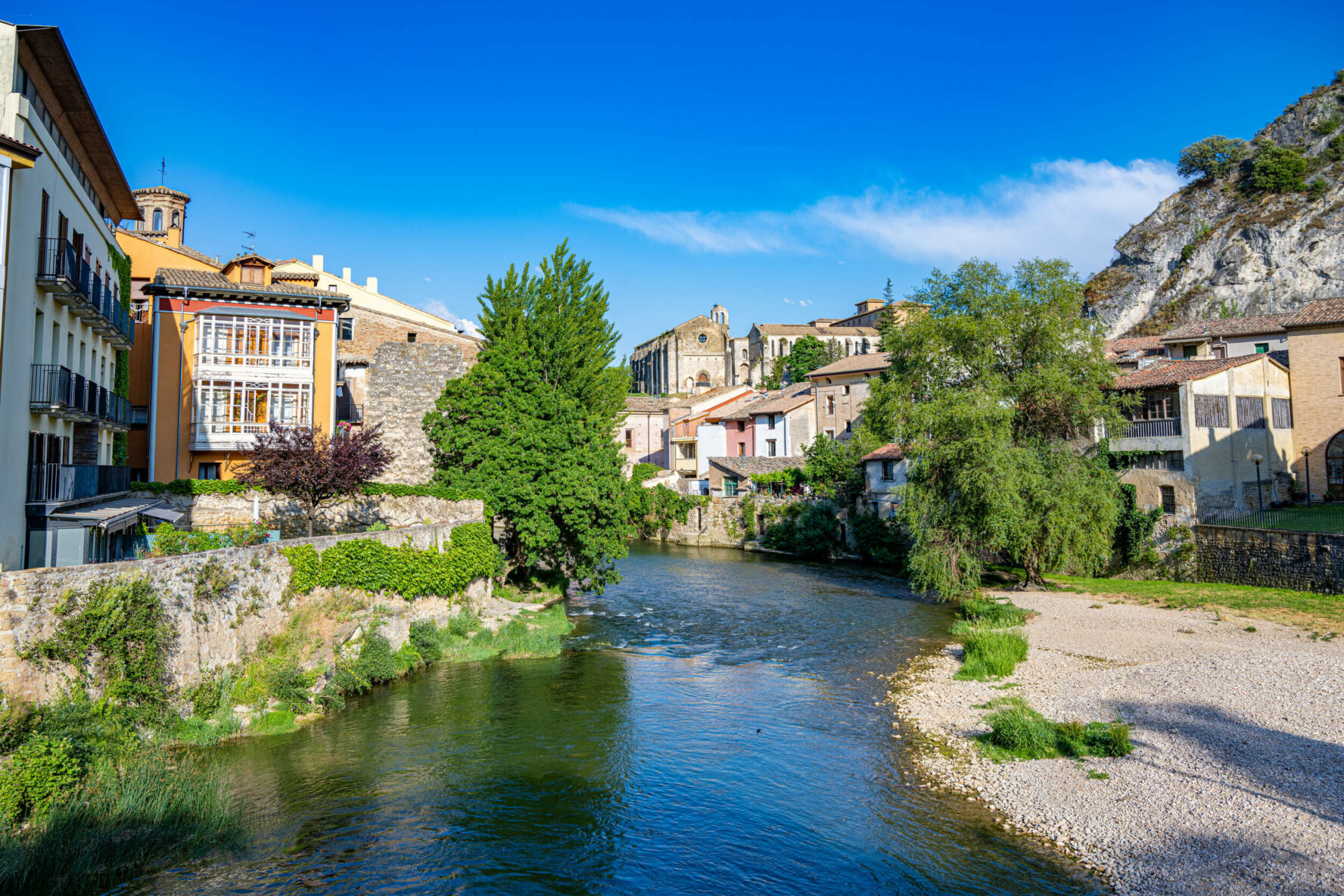 Vedute of Estella, one of the stops along the Camino Frances.