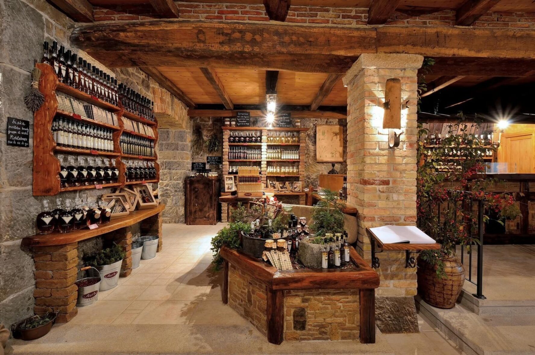 Wine cellar in Istria.