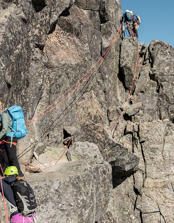 Climbing course in Jotunheimen, Norway