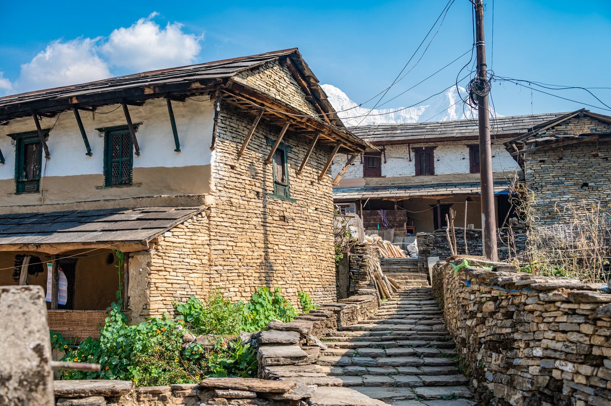Ghandruk is a traditional Gurung village in rural Nepal.