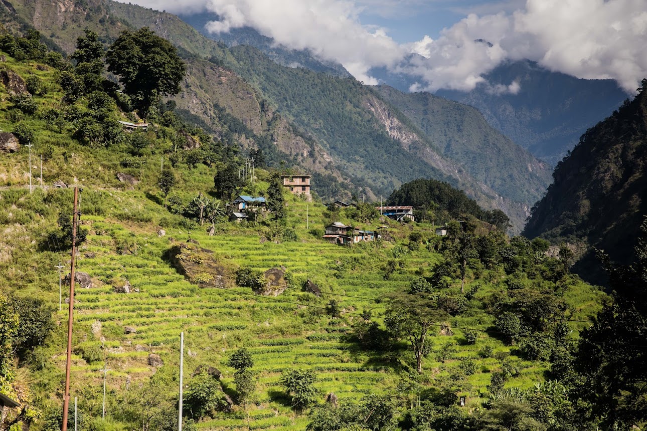 Green valleys along the way