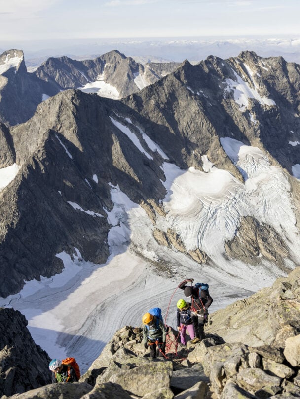 Climbing course in Jotunheimen, Norway
