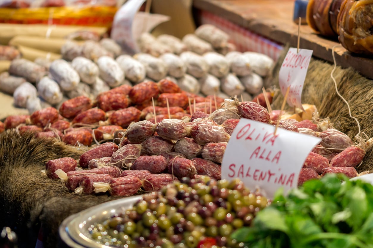 Italian food market