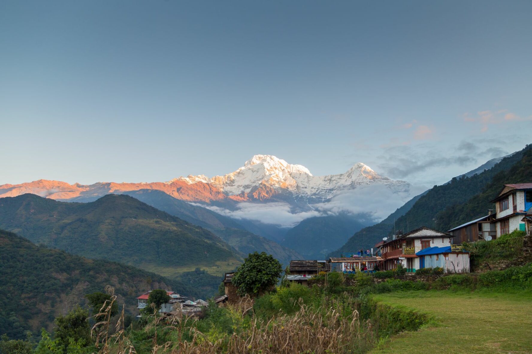 Landscape surrounding the Annapurna Base Camp.