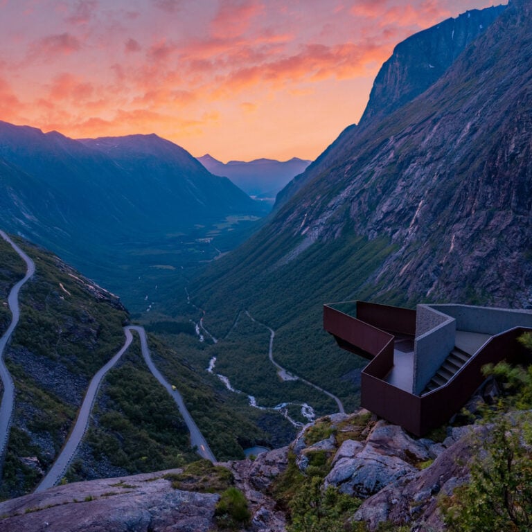 sunset trollstigen norway