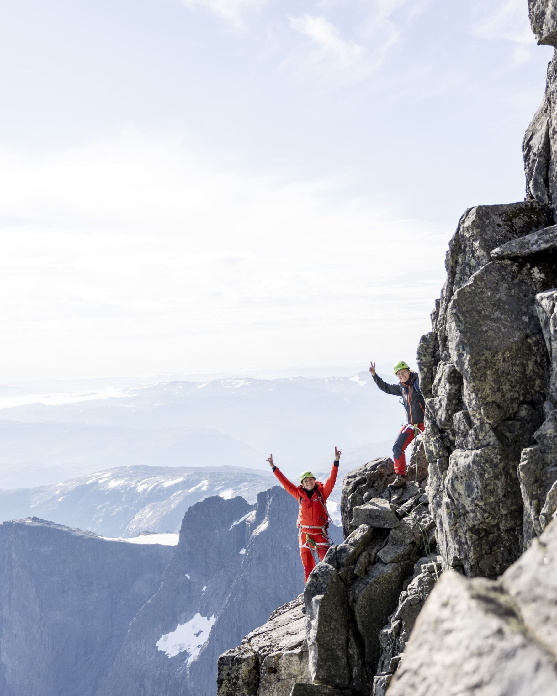 Two climbers in Jotunheimen