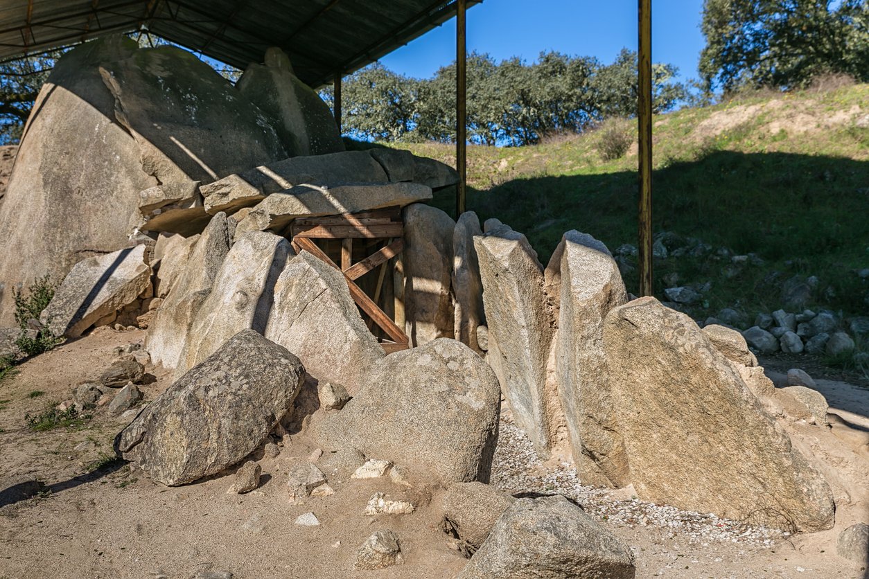 Dolmen of Zambujeiro in Portugal