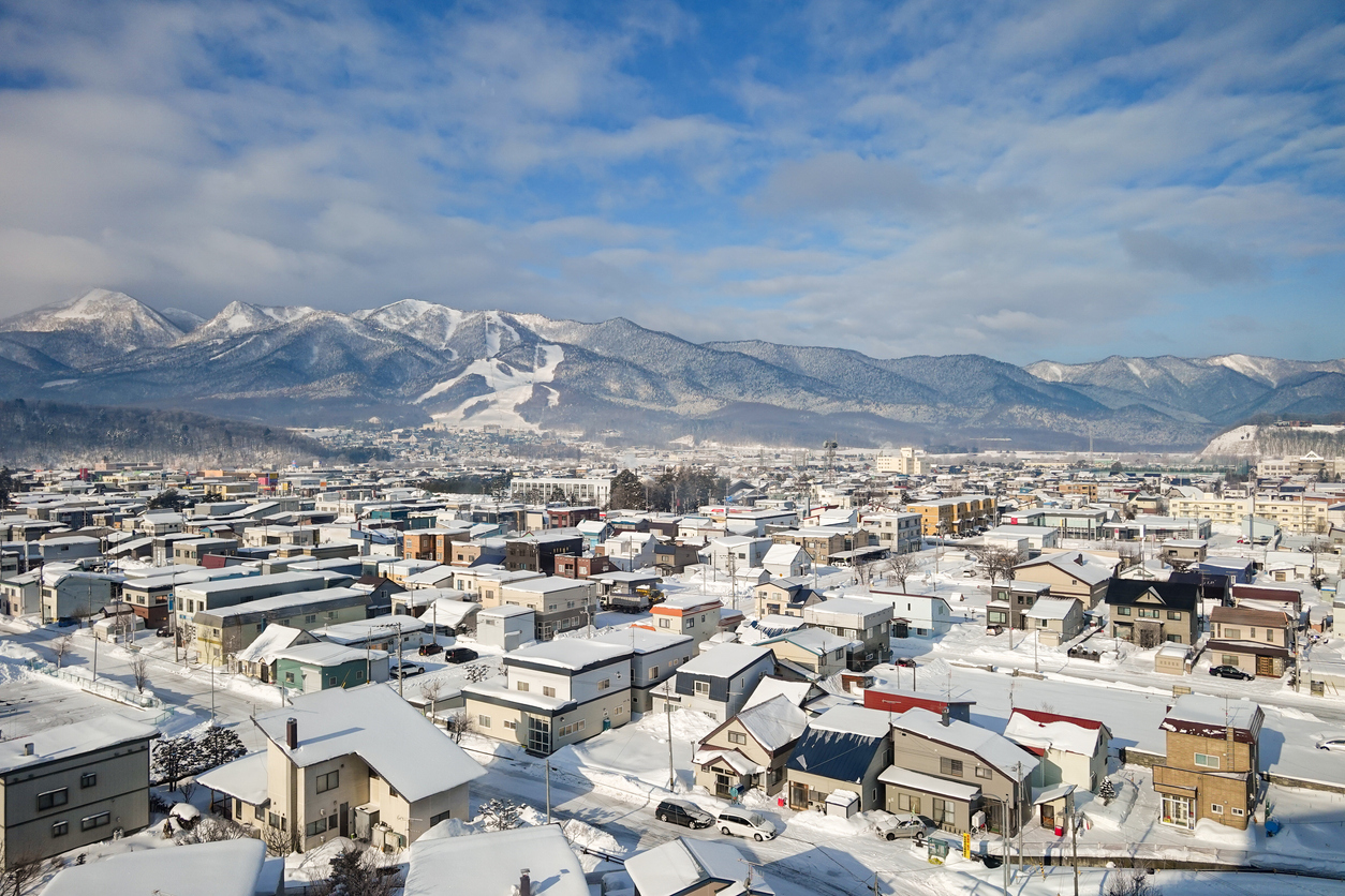 Furano winter view