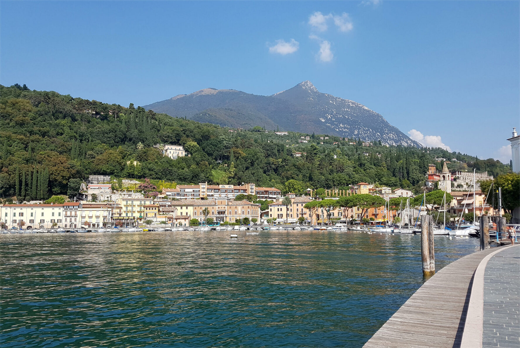Monte Castello di Gaiano as seen from Toscolano-Maderno.