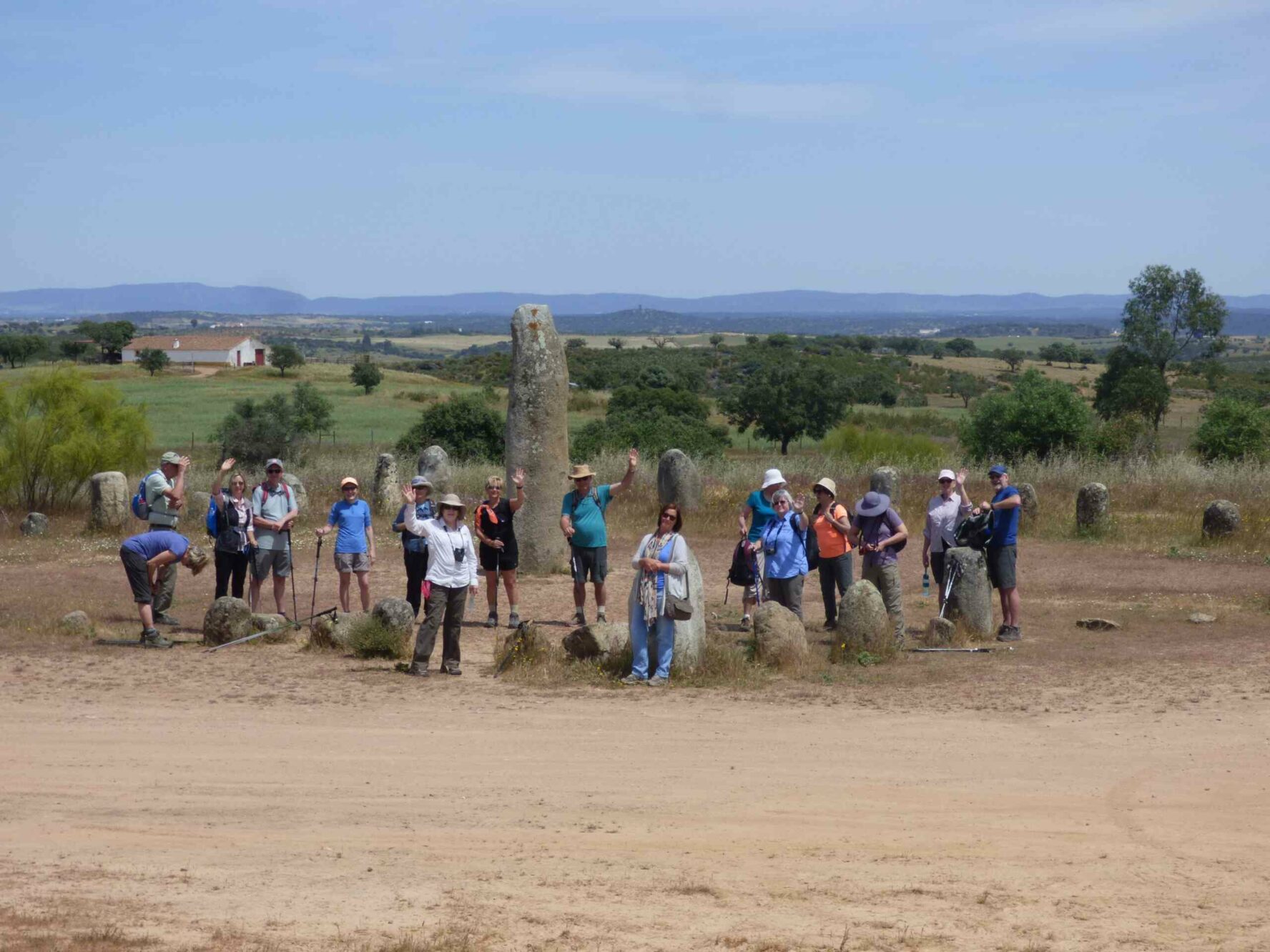 Portugal group of hikers