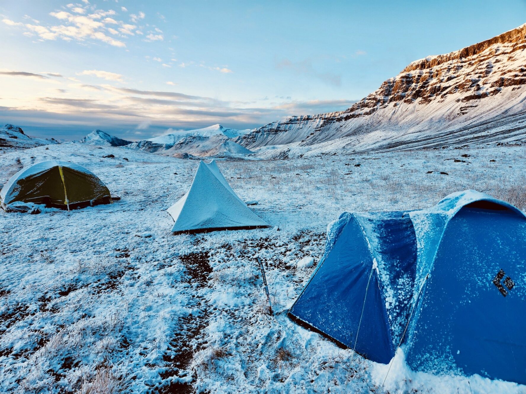 Talkeetnas snow camping