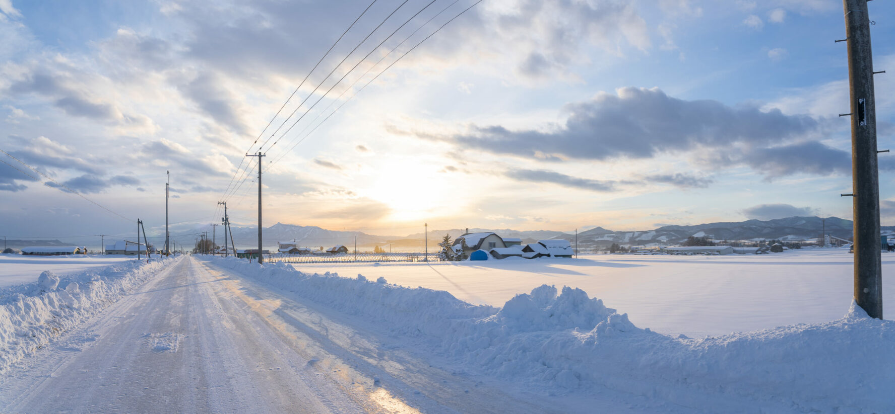 Winter in Hokkaido, Japan