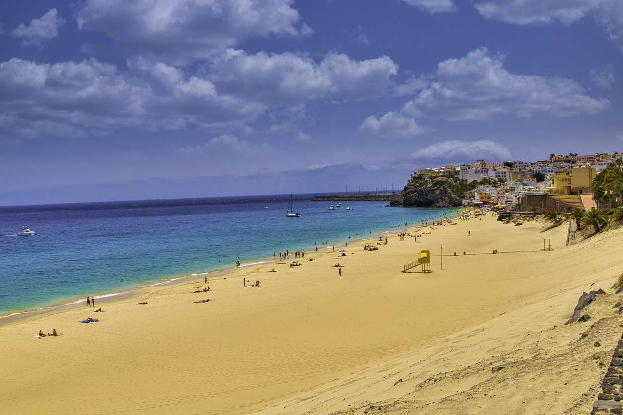 Beach in Morro Jable, Fuerteventura