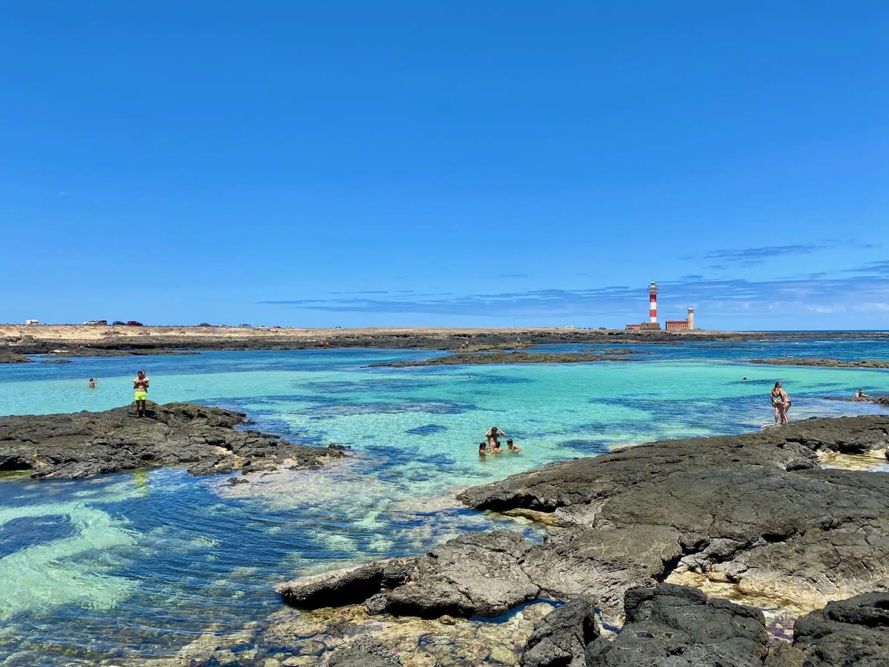 Blue sea of Fuerteventura