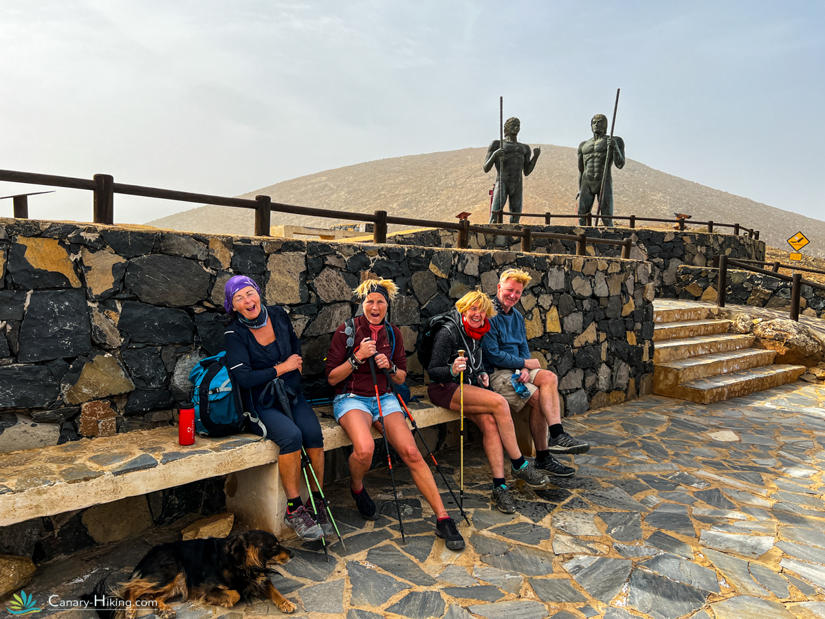 Guanche kings and hikers, Fuerteventura