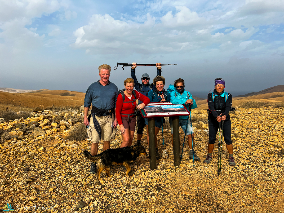Hikers and a god, Fuerteventura