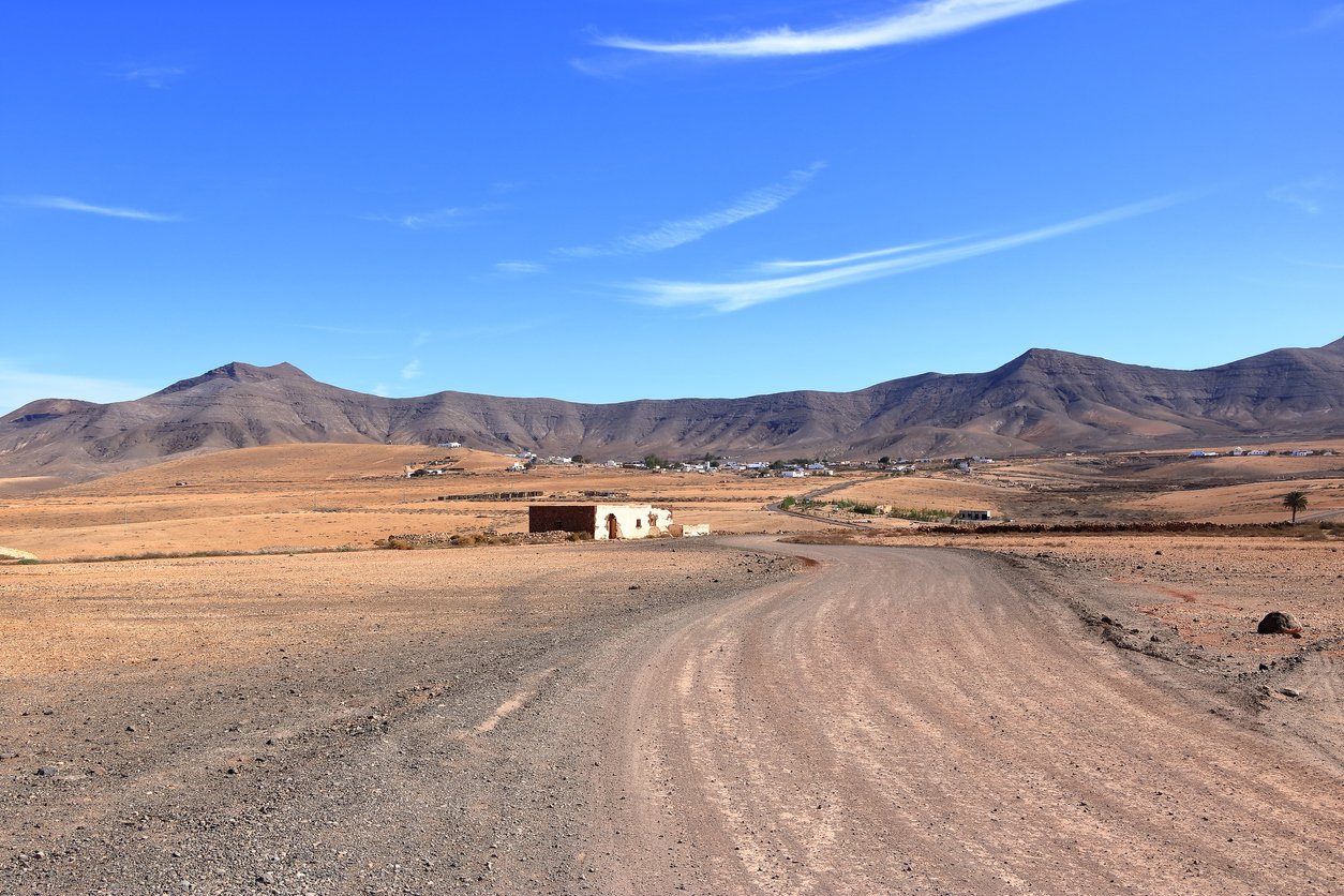 Landscapes near Tefia, Fuerteventura