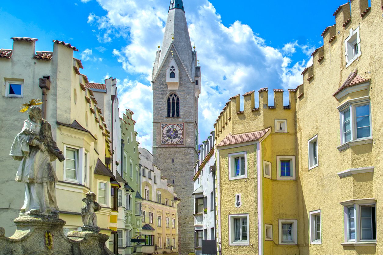 Medieval town of Brixen in Italy
