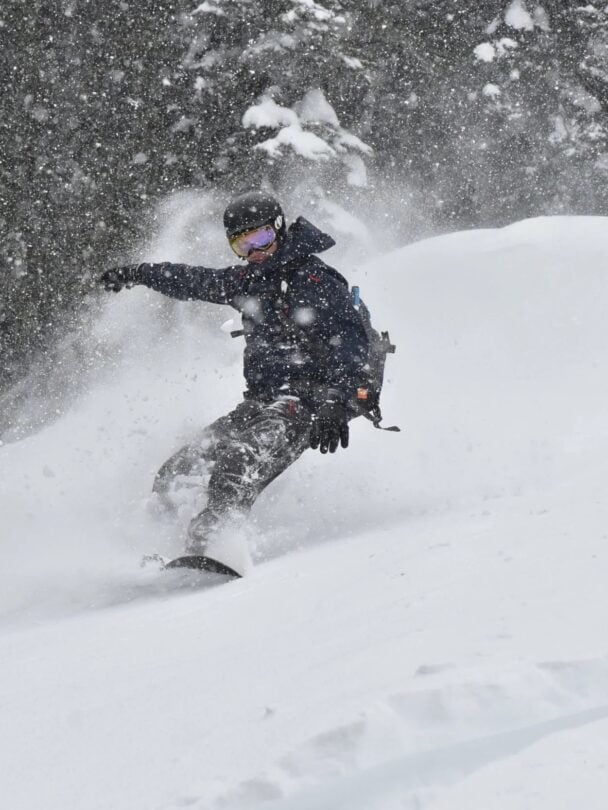 powder highway skier