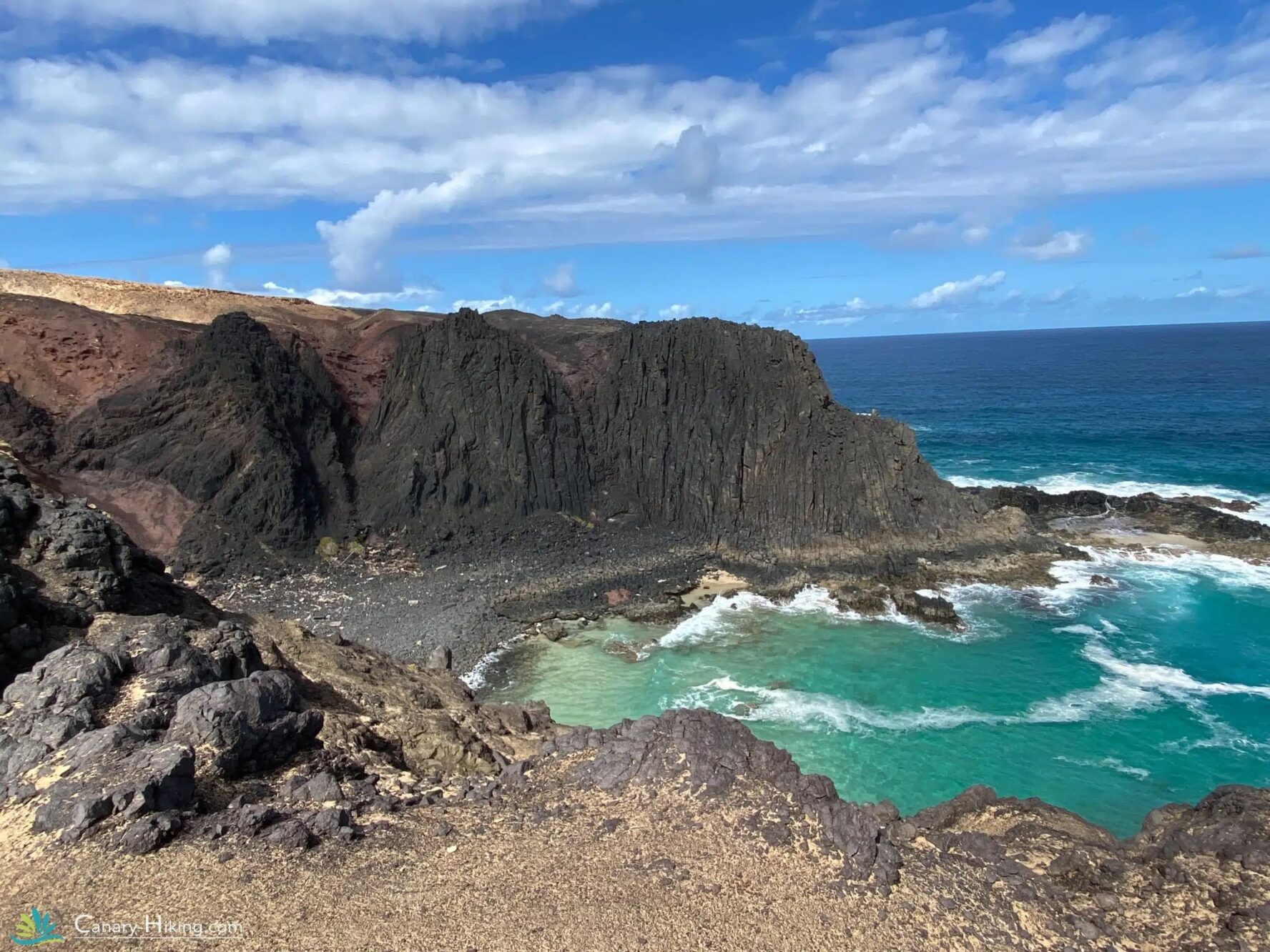 Rugged coastline of Fuerteventura