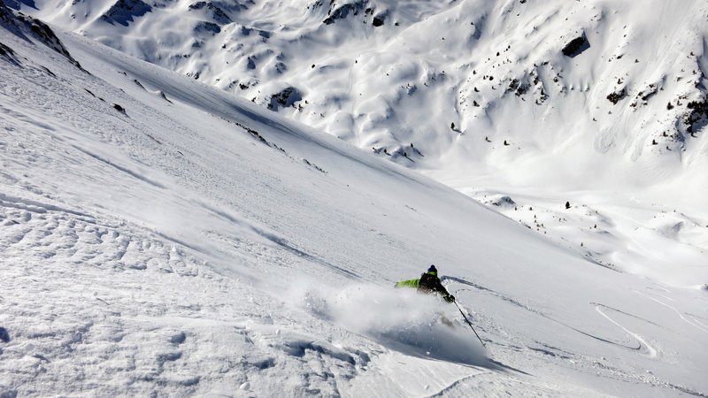 Steep slope of Pirin mountains