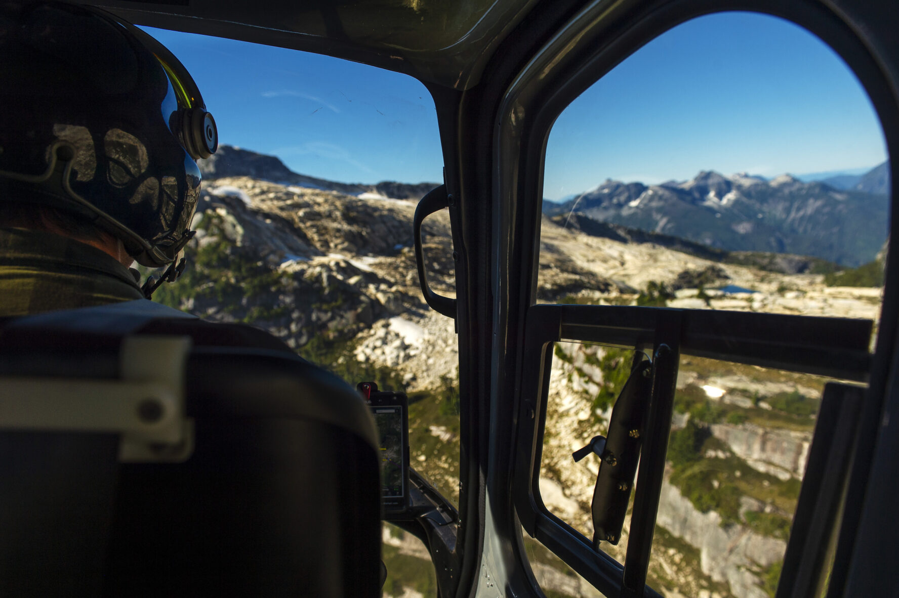 Helicopter views of BC’s Coast Mountains.