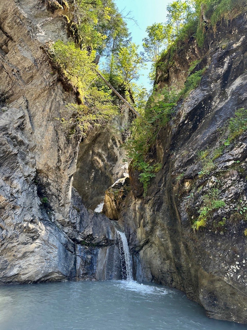 Waterfalls in the Swiss Alps