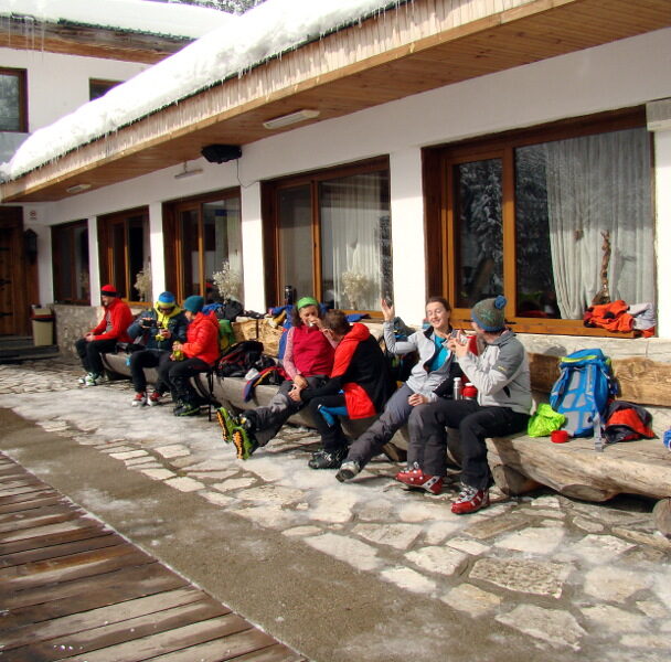 Climbing a peak, Bezbog, Bulgaria