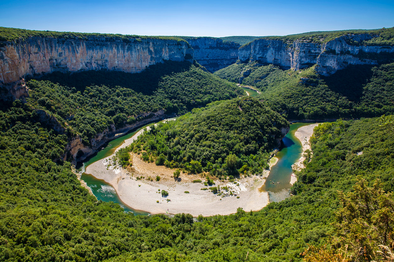 Ardeche gorge, France