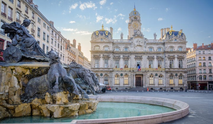 Bartholdi fountain, Lyon France