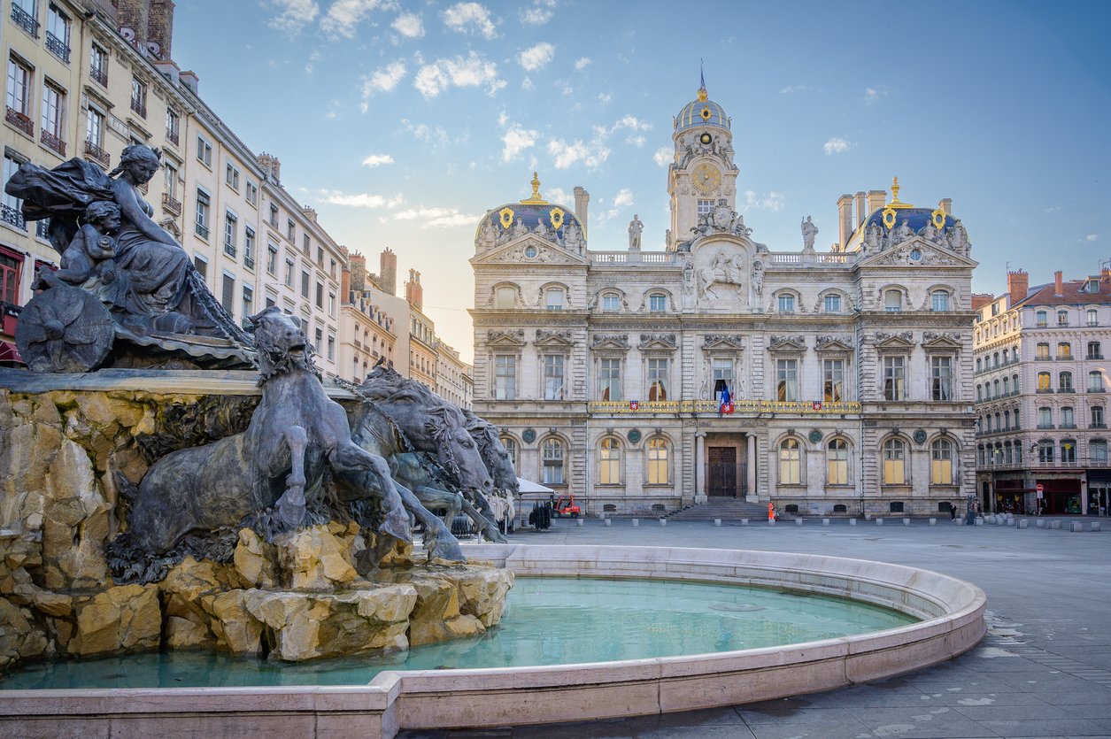 Bartholdi fountain, Lyon France