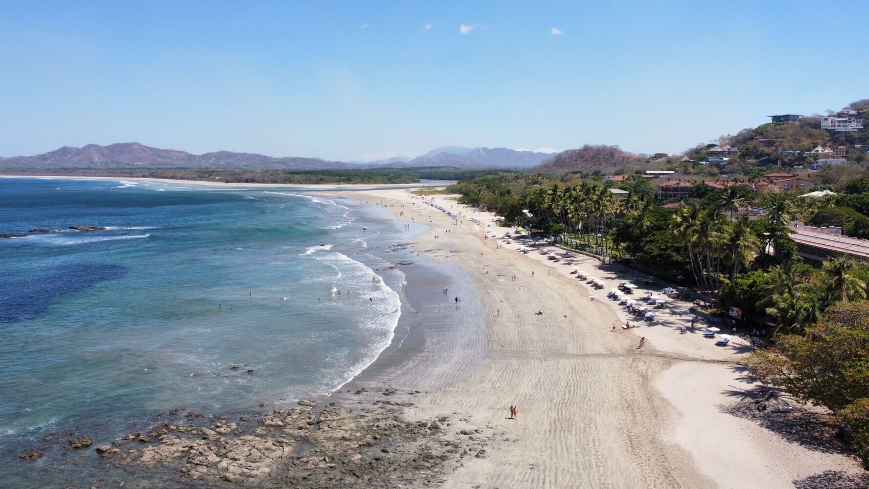 Beach for surfing, West Coast of Costa Rica