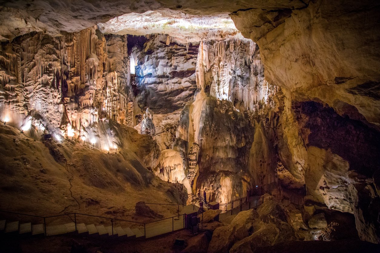 Cave in Ardèche, France
