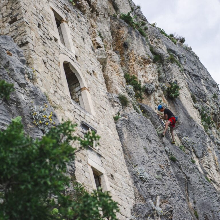 Climbing in Croatia and buidling
