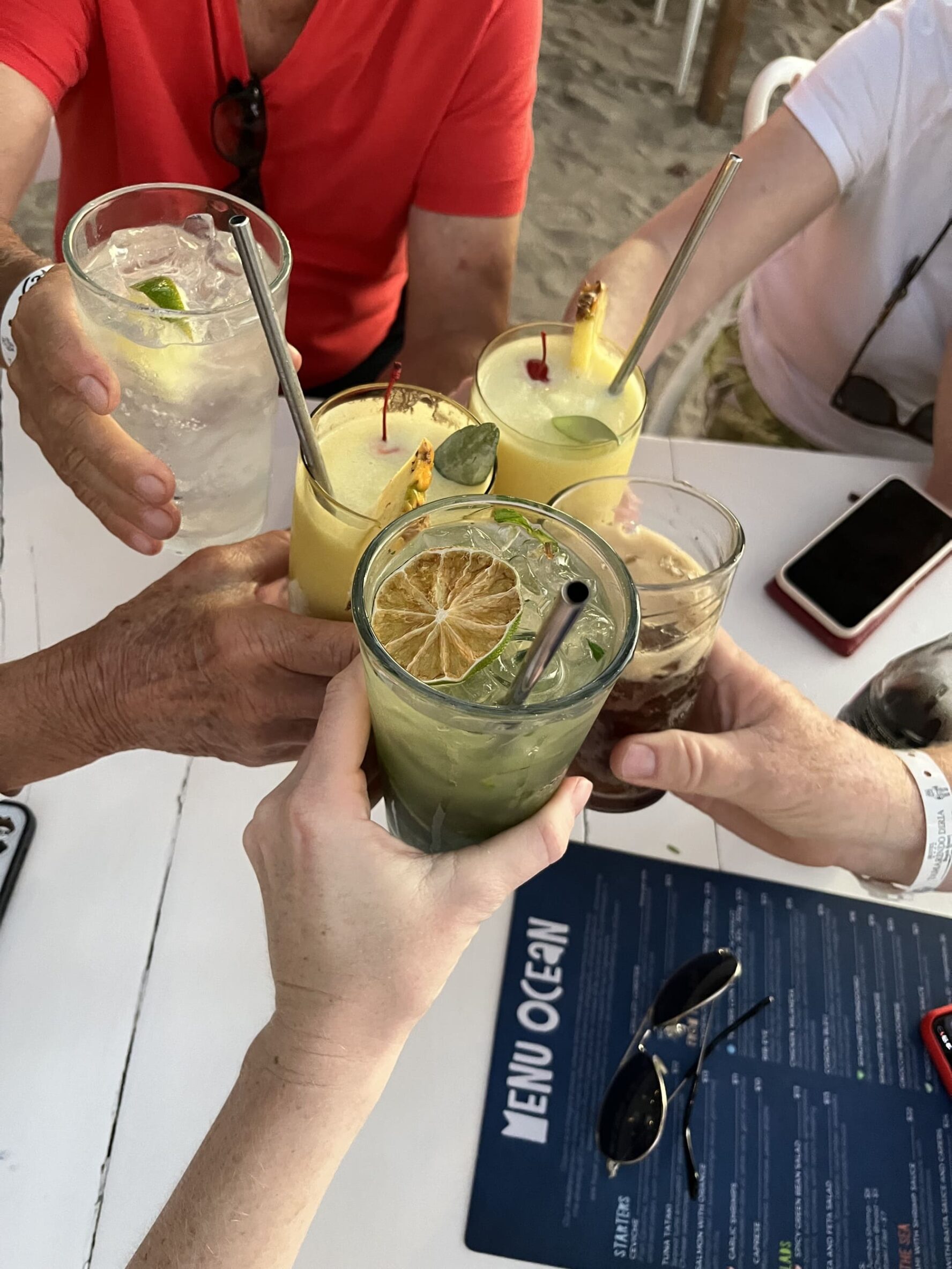 Costa Rica cheers cocktails