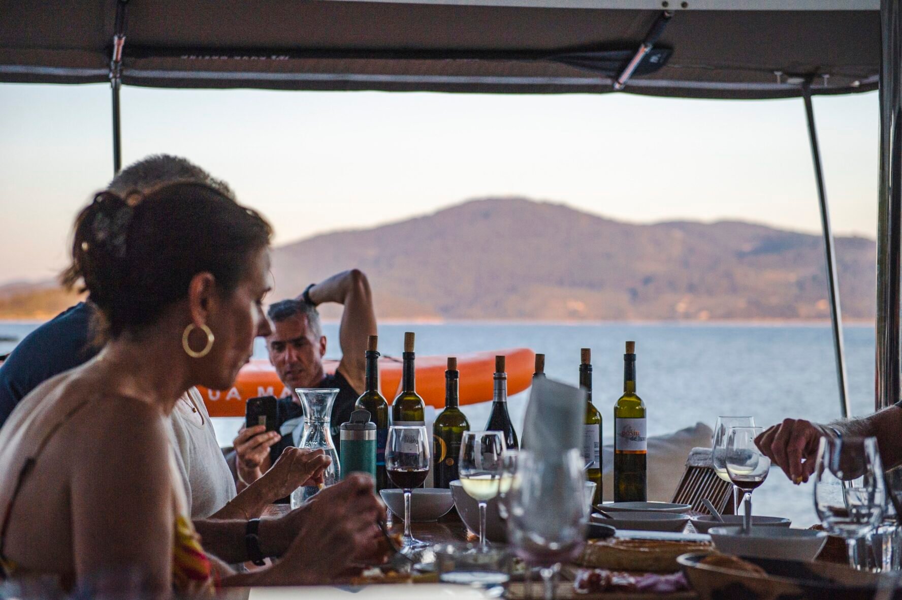 Dinner and wine Saba 50