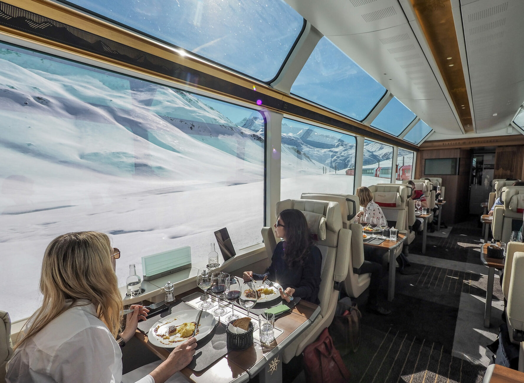 Glacier Express lunch