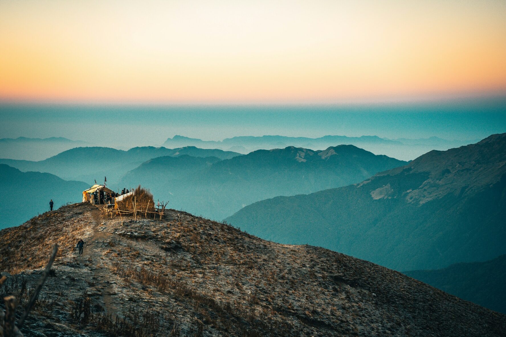 Himalayan landscapes around Mardi Himal, seen while trekking the Mardi Himal Base Camp Trek.