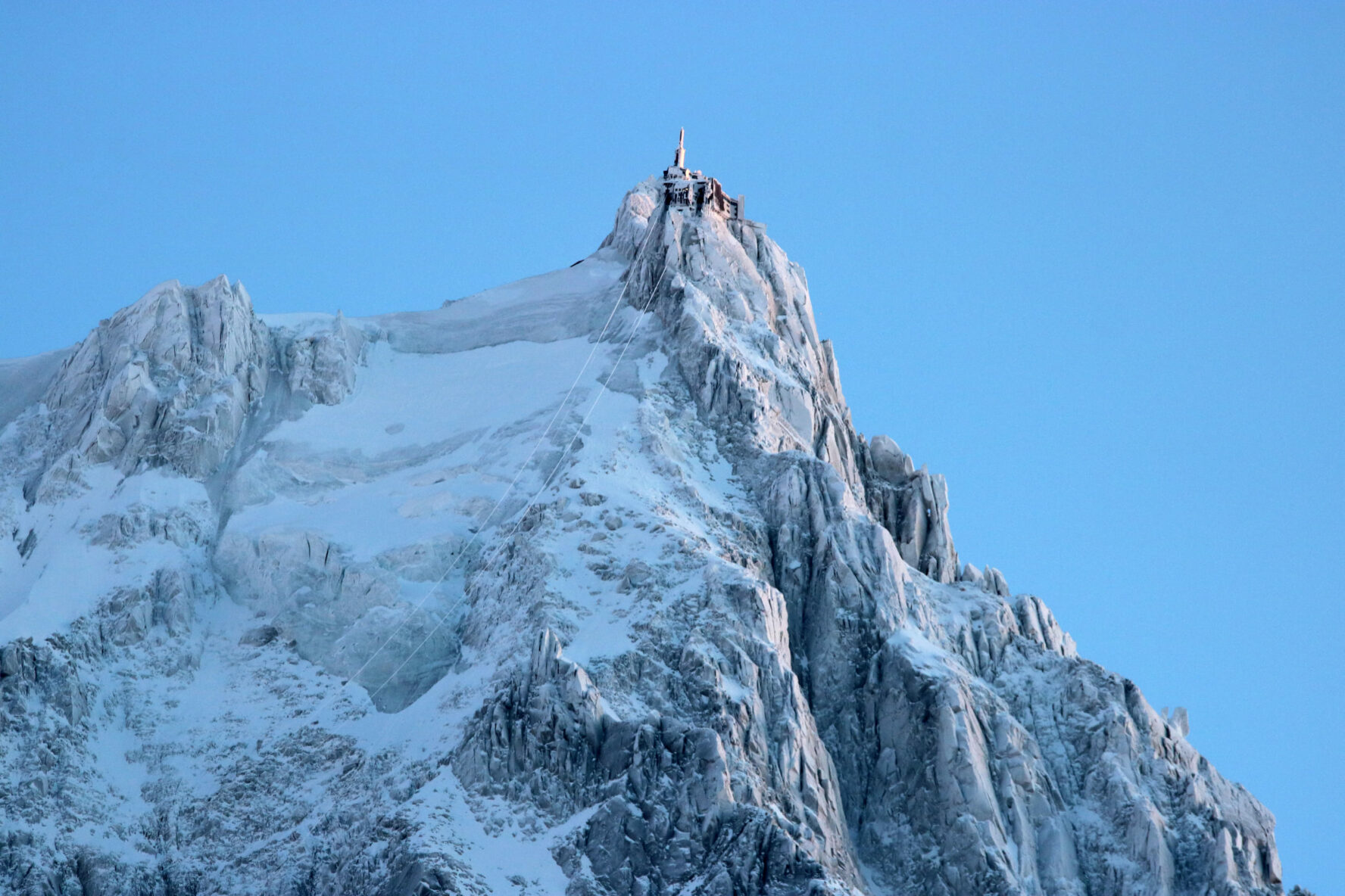 Incredible views of Aiguille du Midi