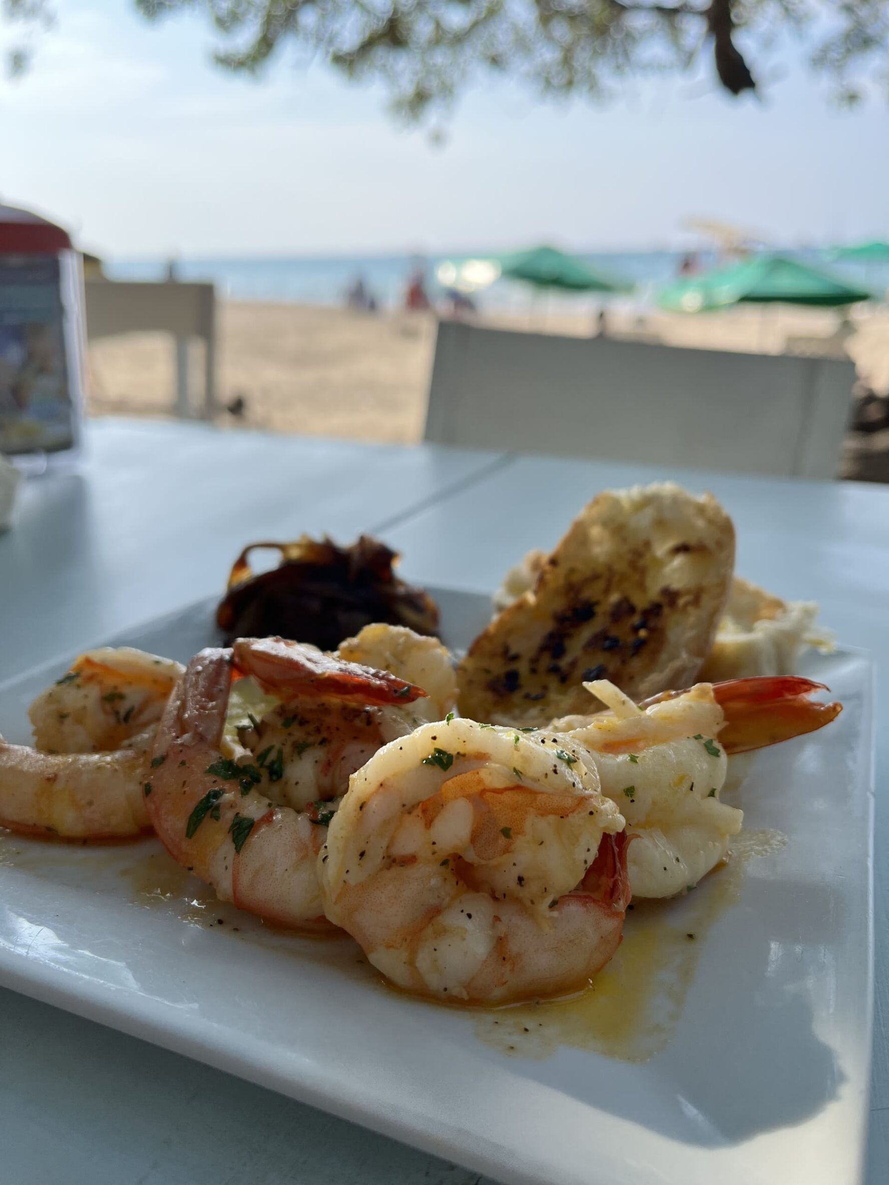 Lunch bey sea in Tamarindo